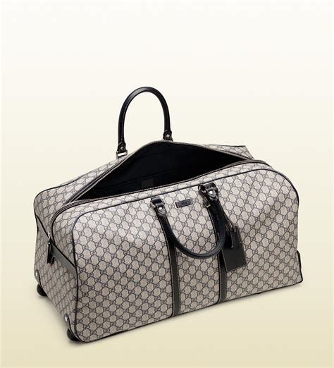 gucci mens luggage|gucci duffle bag with wheels.